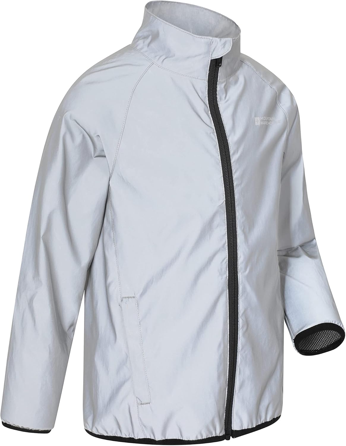 Mountain Warehouse Kids Water Resistant Rain Jacket -For Girls & Boys Silver 5-6 Years : Clothing, Shoes & Jewelry