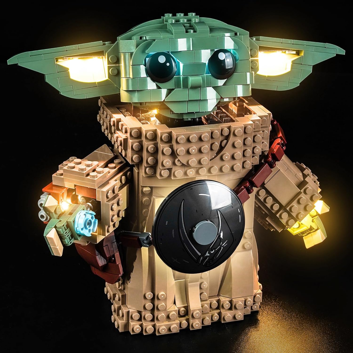 LocoLee Light kit Compatible with Lego 75446 Grogu (Mandalorian Apprentice)- No Actual Model Only Lights, LED Lighting Accessories for LEGO Grogu Display Collectors