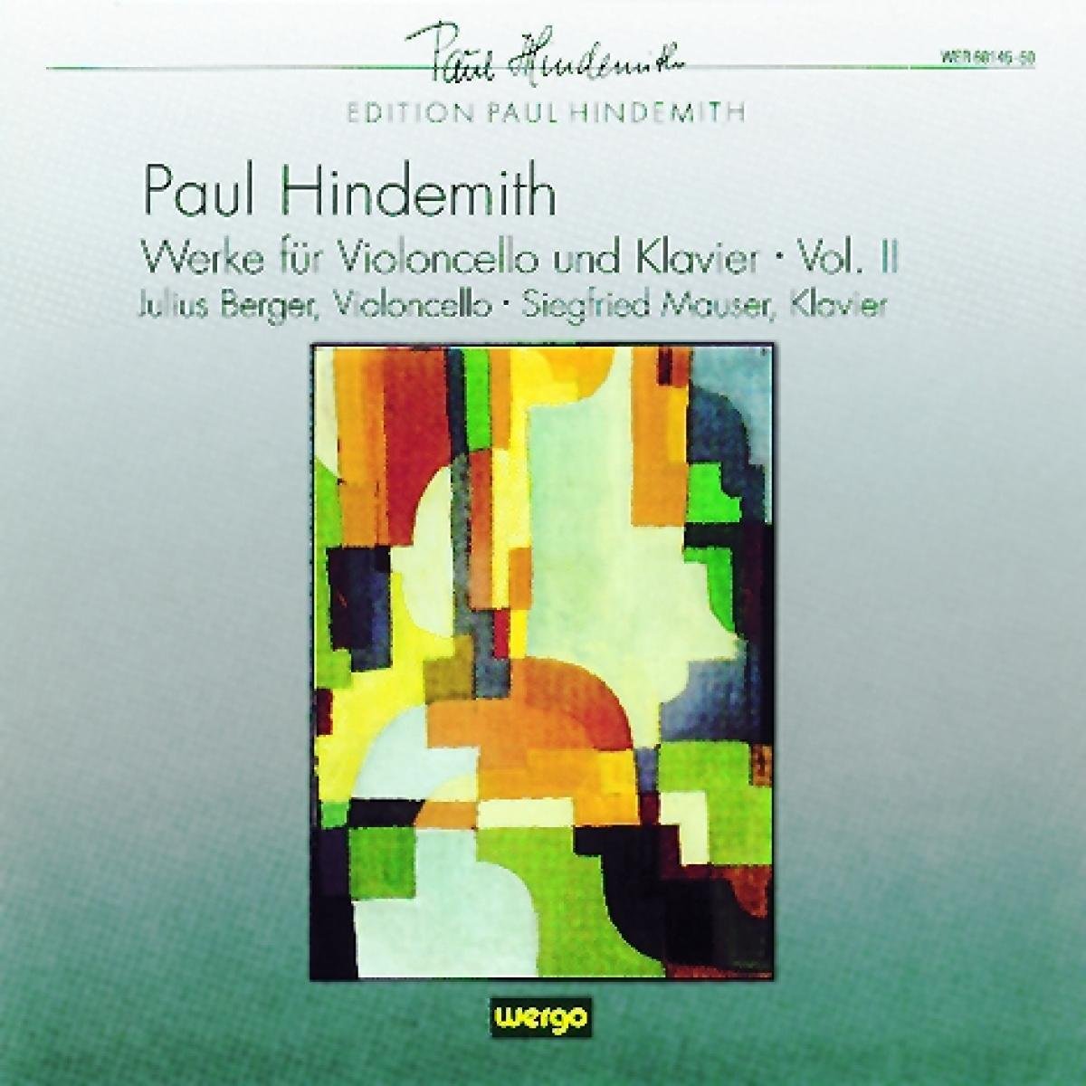 Hindemith - Cello & Piano Works, Vol. 2