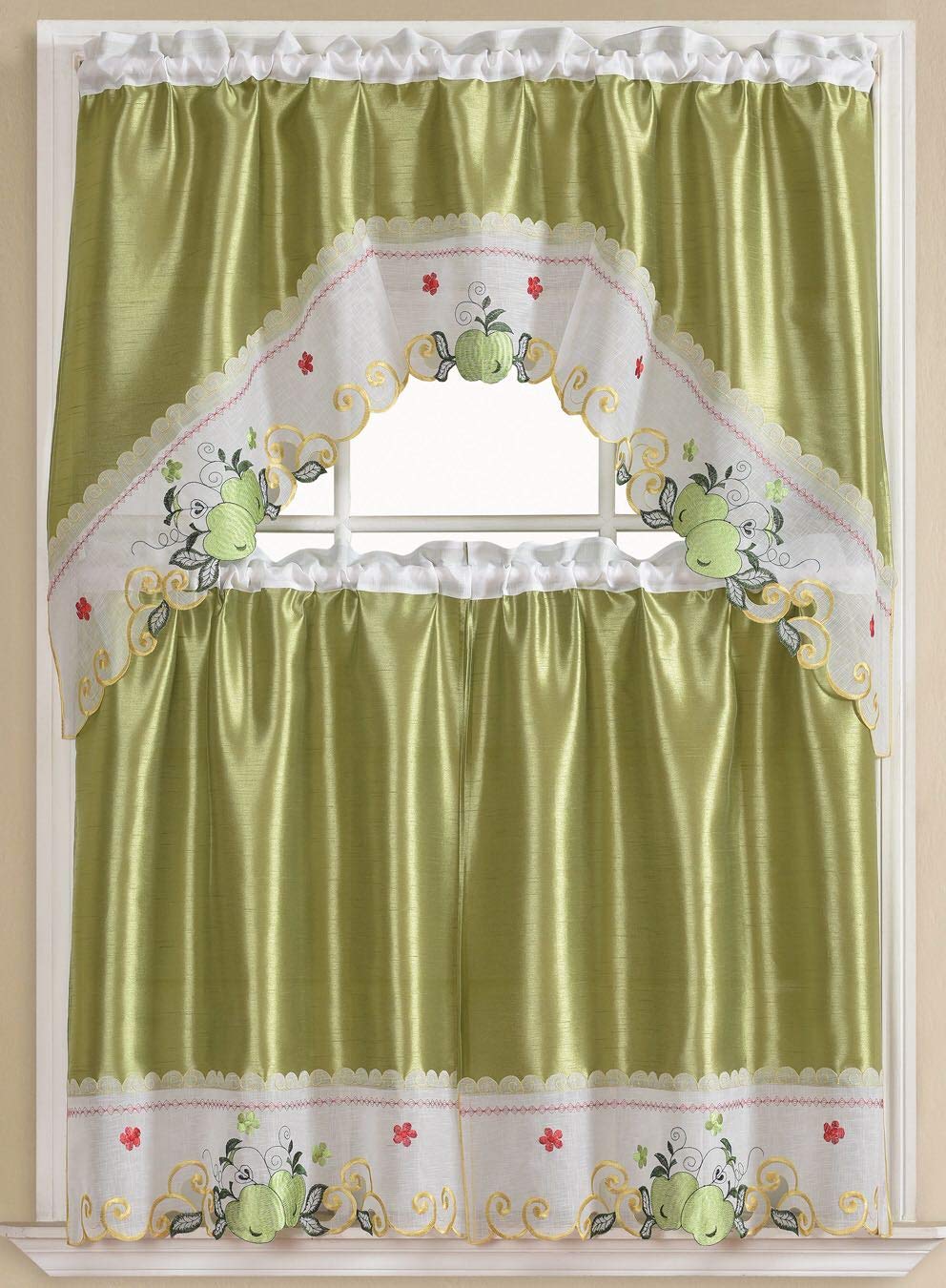 Green Apple Kitchen Curtains – Curtains & Drapes
