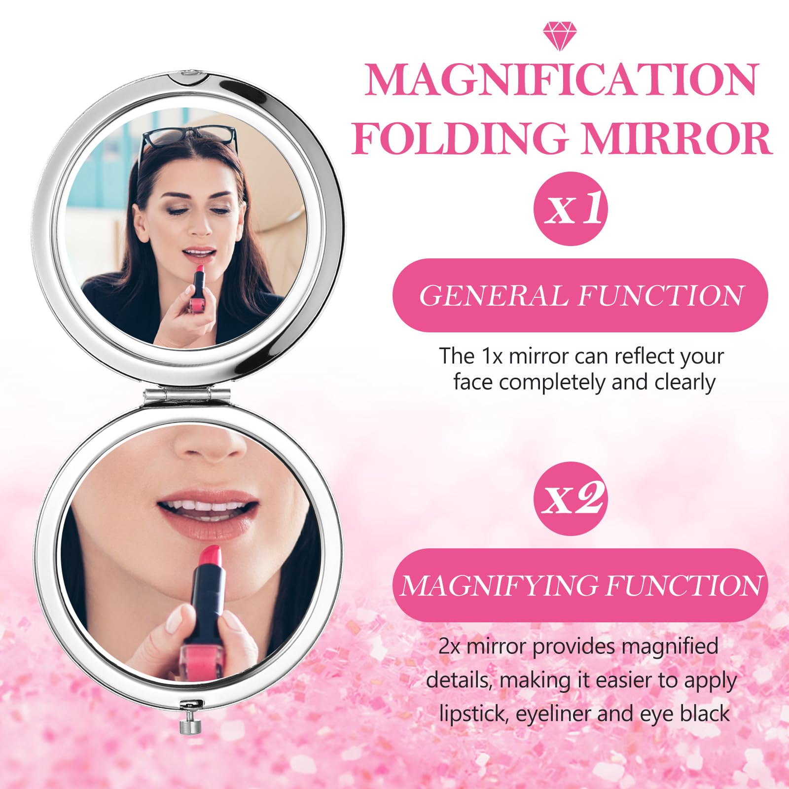 Maitys Personal Compact And Travel Mirrors