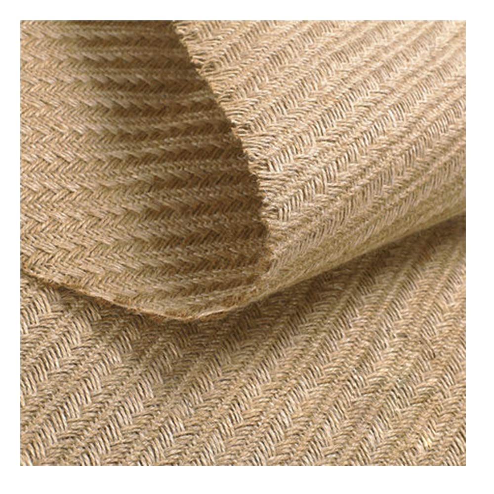 Tissu lin naturel décoratif pour nappe de table et oreiller de salon chaleureux