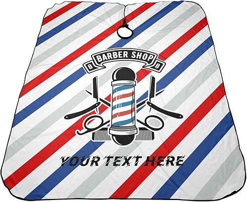 Miniatura 10 de Capa de peluquería impermeable personalizada, añade tu texto fotográfico, capa de peluquería personalizada para hombres, capa de corte de cabello
