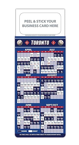 2026 Pro Baseball Sports Schedule (Denver) - 50/100/300 Quantity -