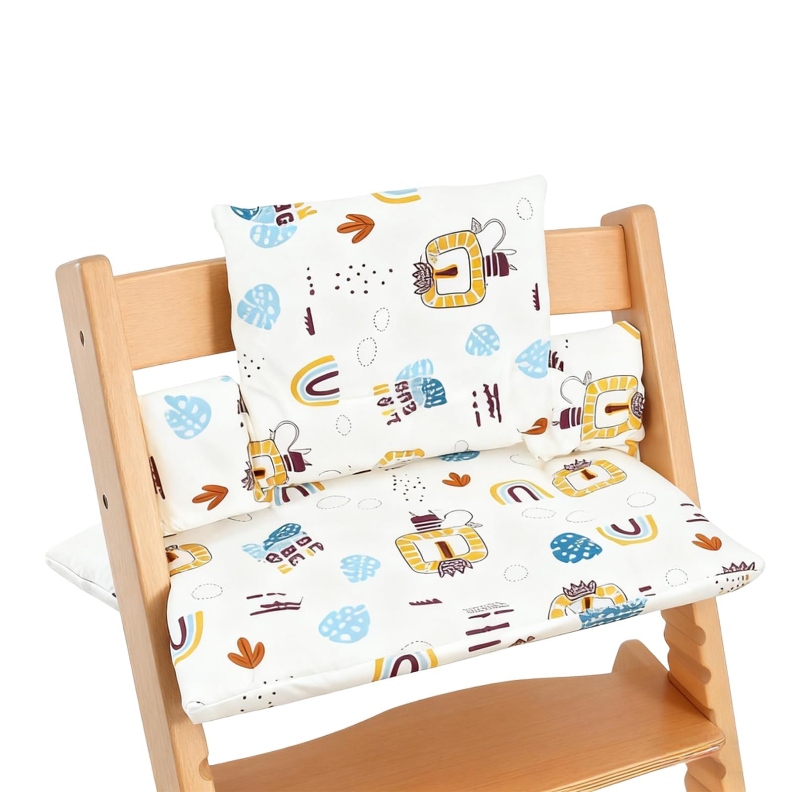 MeYuxg High Chair Seat Cushion for Stokke Tripp Trapp Non-Slip Waterproof Seat Cushion High Chair Set