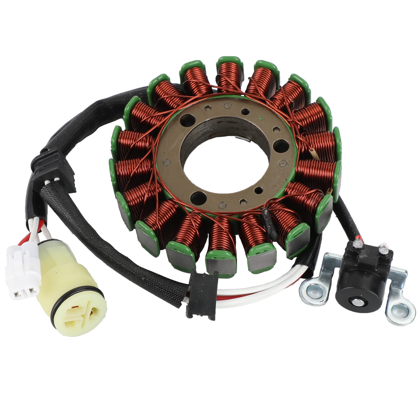 Ensemble pour Bobine Stator + Régulateur de Tension + Joint d'Étanchéité pour Yamaha YFM 250 Raptor 250, SE, SE2 2008-2013, Remplacement 4D3-81410-00 5GT-81960-00 4D3-15451-00