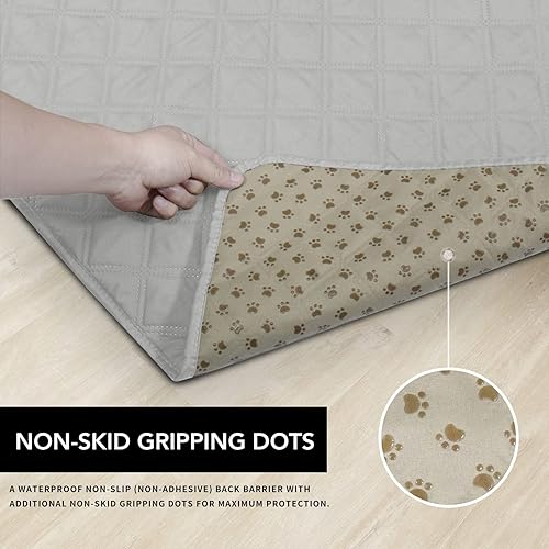 Miniatura 4 de Easy-Going Funda de cama 100% impermeable para perro, manta antideslizante para muebles, funda de sofá lavable, funda de sofá de replacer (40 x 50