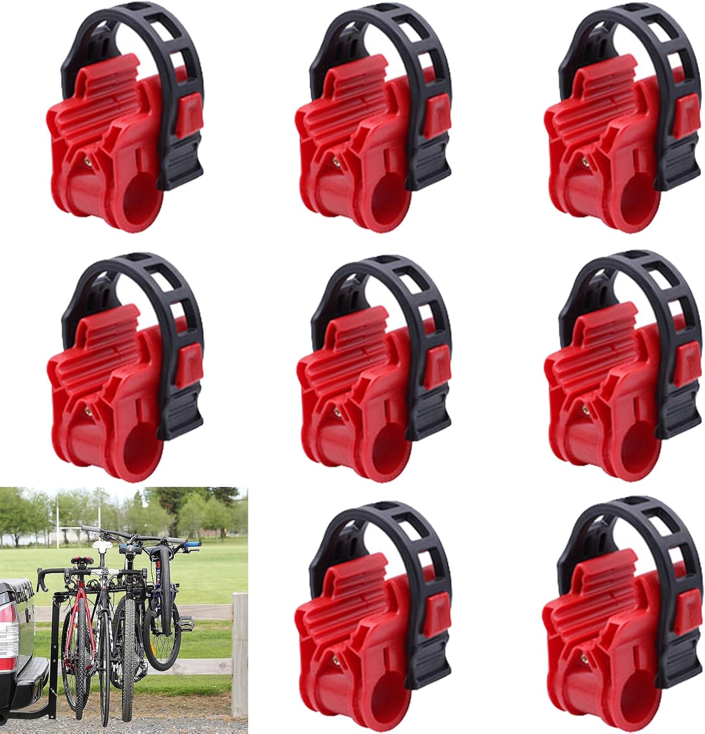 YOLOCKEY 8Pcs Bike Rack Straps Replacement Parts Bicycle