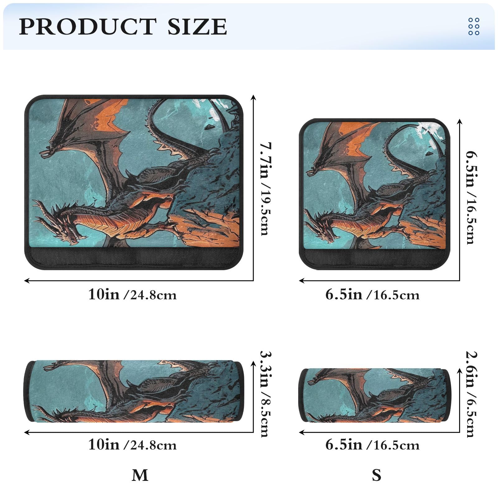 GAIREG Sicherheitsgurtbezug - Chinesischer Drache Design