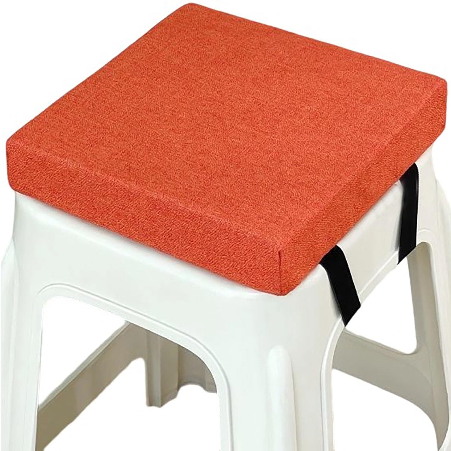 Square Bar Stool Seat Cushions with Ties Anti-Slip Chair Cushions 25x25/40x40/30x30cm Memory Foam Chair Pad with Washable Cover for Outdoor,Indoor,Garden,Dining,Kitchen,Bar Chairs(A16,40x40x3cm) — image 1