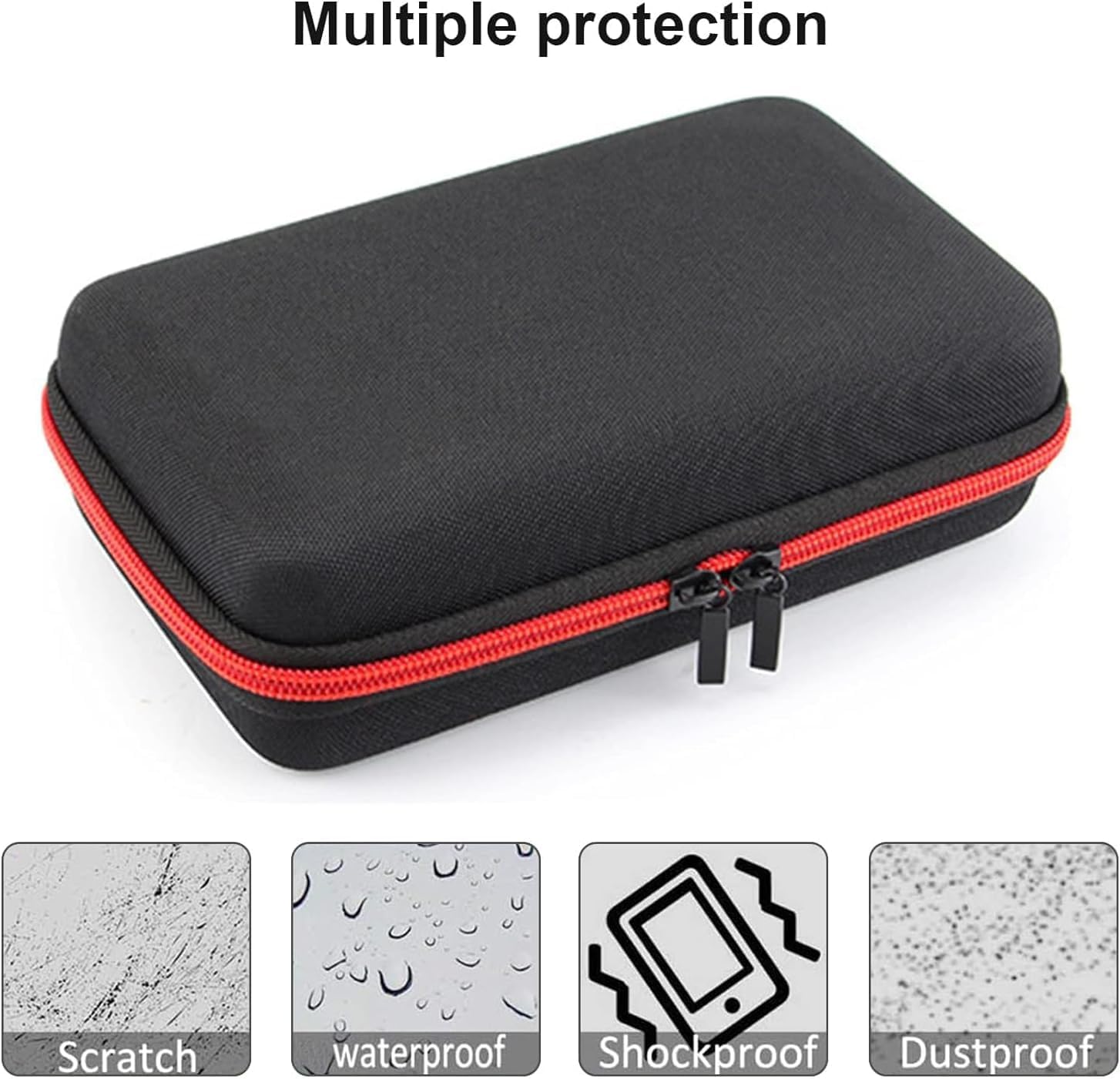 LinMei Travel Trimmer Case Compatible with One Blade QP6510/70 QP6520/70 Pro Wet Dry Electric Shaver Hard Portable Storage Carrying Case for Shavers and Accessories