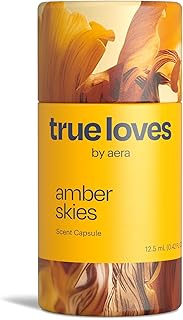 Aera True Loves Amber Skies - Deodorizing Home Fragrance Scent Refill for Pet Odor - Notes of Amber, Iris & Red Honeysuckle - 12.5mL - For Use With Aera Diffuser (Sold Separately)