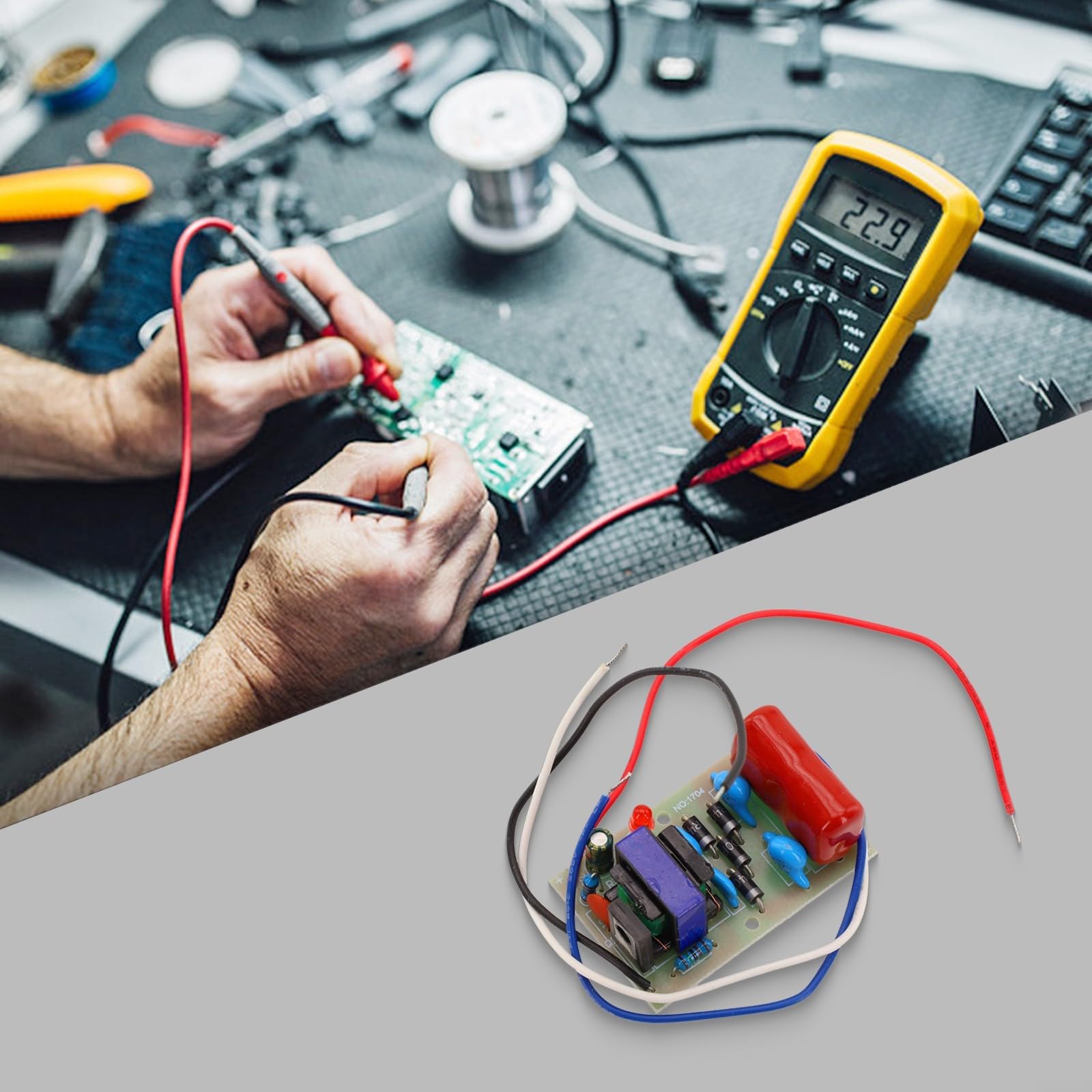 QOXEZY Module booster DC-DC 3,7 V 4,2 V 2 A vers 2000 V 2 KV Convertisseur de tension pour expériences scientifiques et instruments électroniques, taille compacte (4)