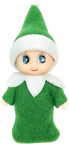 Miniatura 9 de Elf Accessories Baby - Muñeca de bebé para regalo de Navidad (naranja)