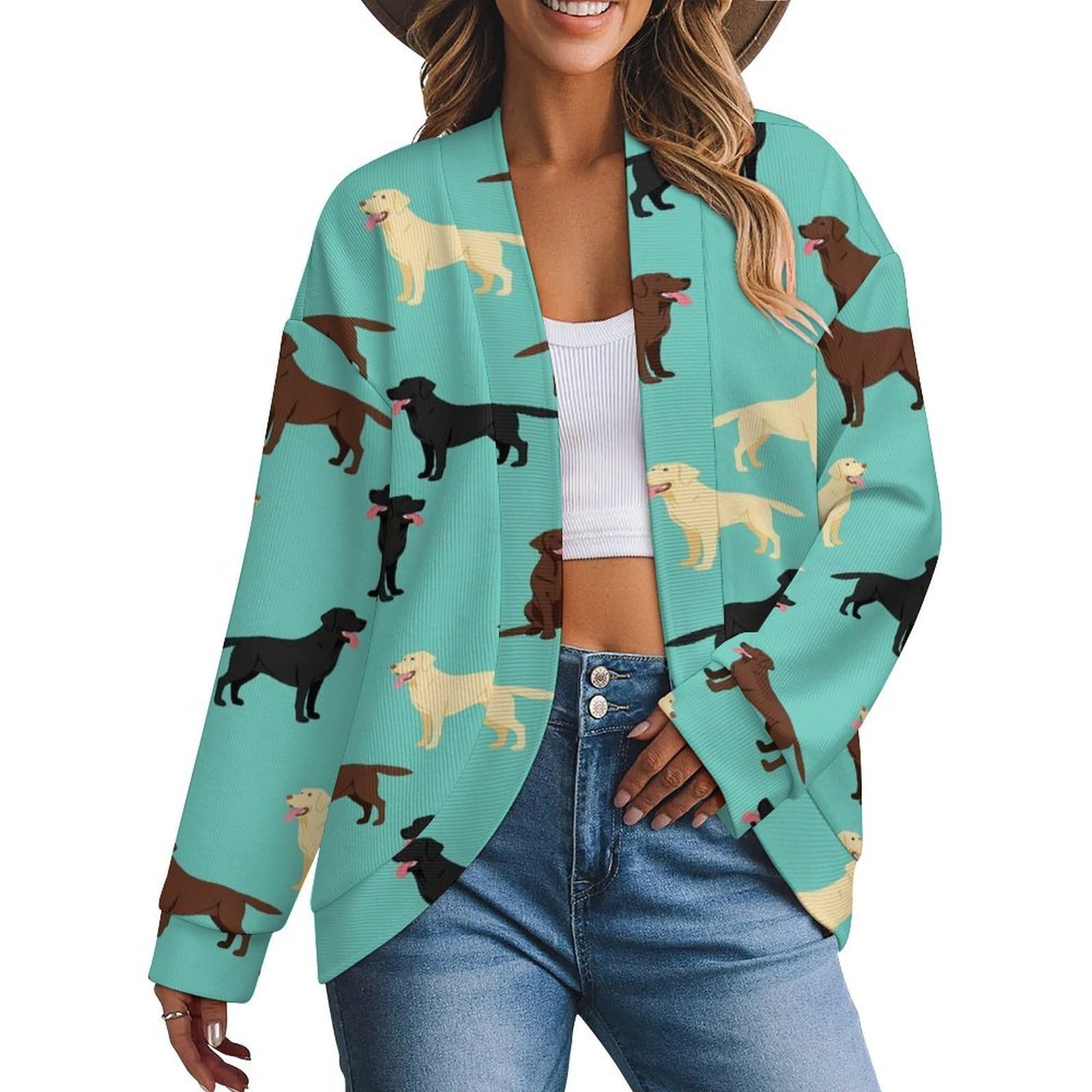 Womens Sweater Long Sleeve Cardigan Knit for Dresses Tops Lightweight Soft Cardigans