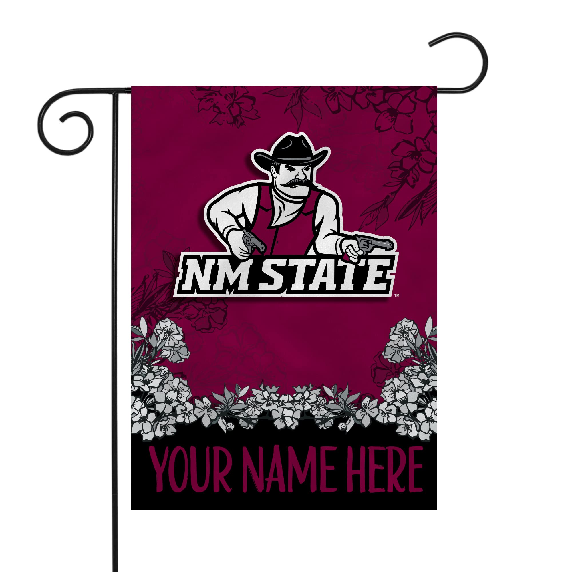 Rico Industries NCAA Standard/Primary Personalized Garden Flag