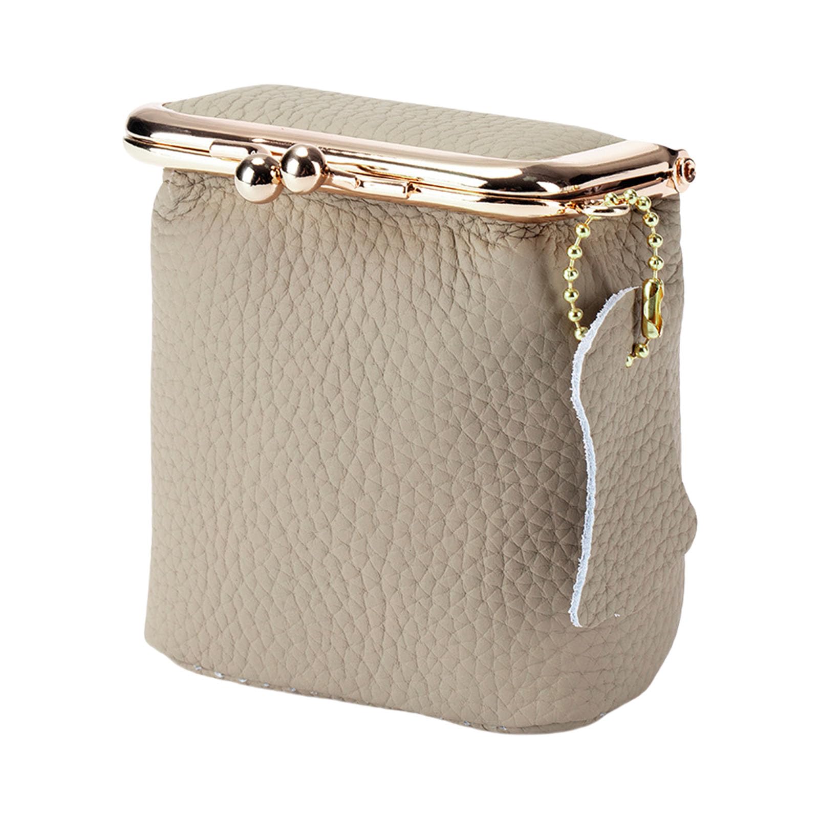 DOPNMUH Friendly Small Jewelry Case Retro Cosmetic Pouches Leather Texture Perfect for Necklace Coin Lipstick Accessories Vintage Leather Jewelry Organizers