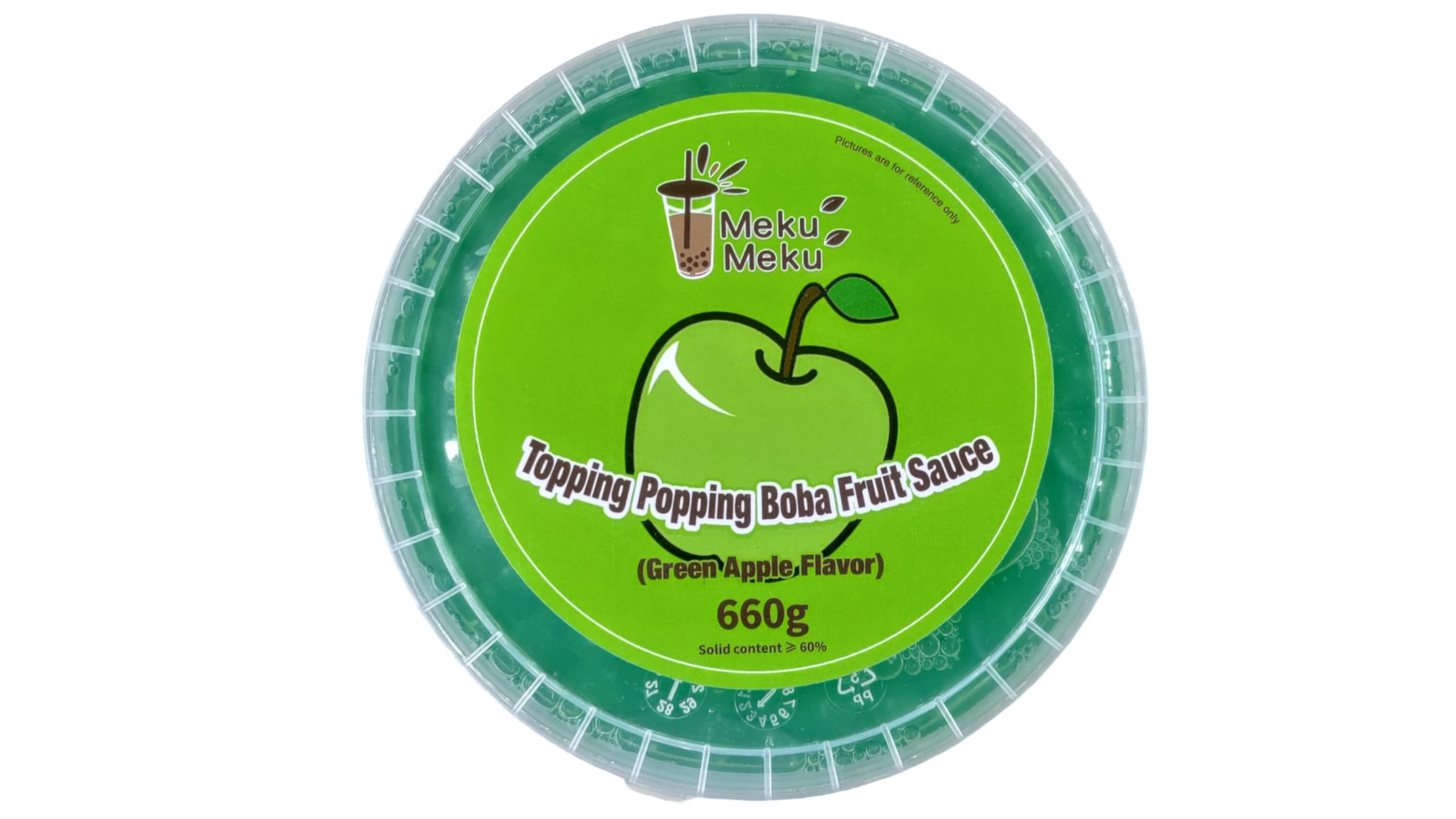 Meku Meku Green Apple Flavoured Popping Boba Pearls, 668g, Soft and Chewy, for Bubble Tea Imported-image-29