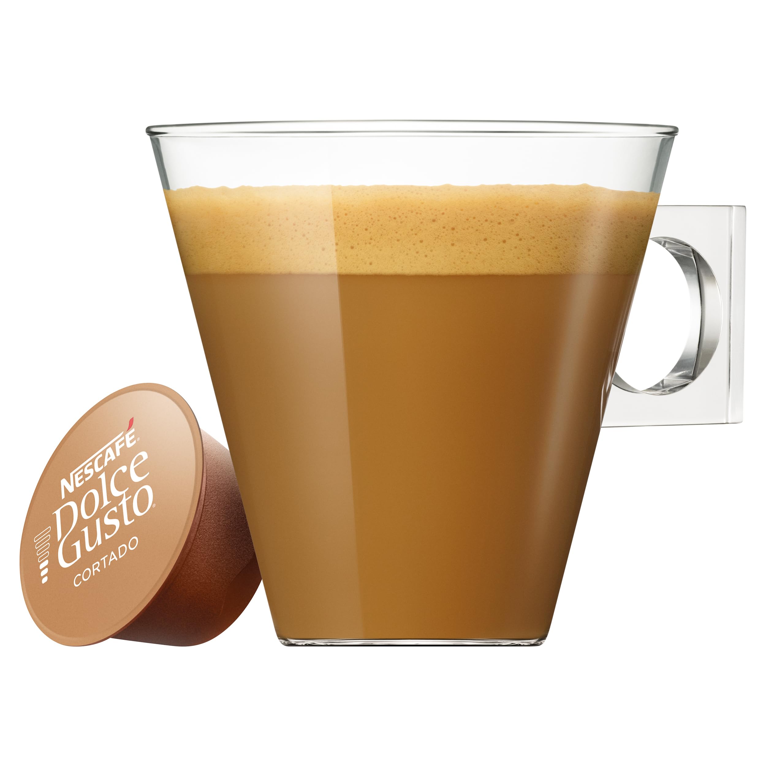 NESCAFÉ DOLCE GUSTO Cortado Espresso Macchiato Caffè, 6 Confezioni da 16 Capsule (96 Capsule Compatibili Nescafé Dolce Gusto)