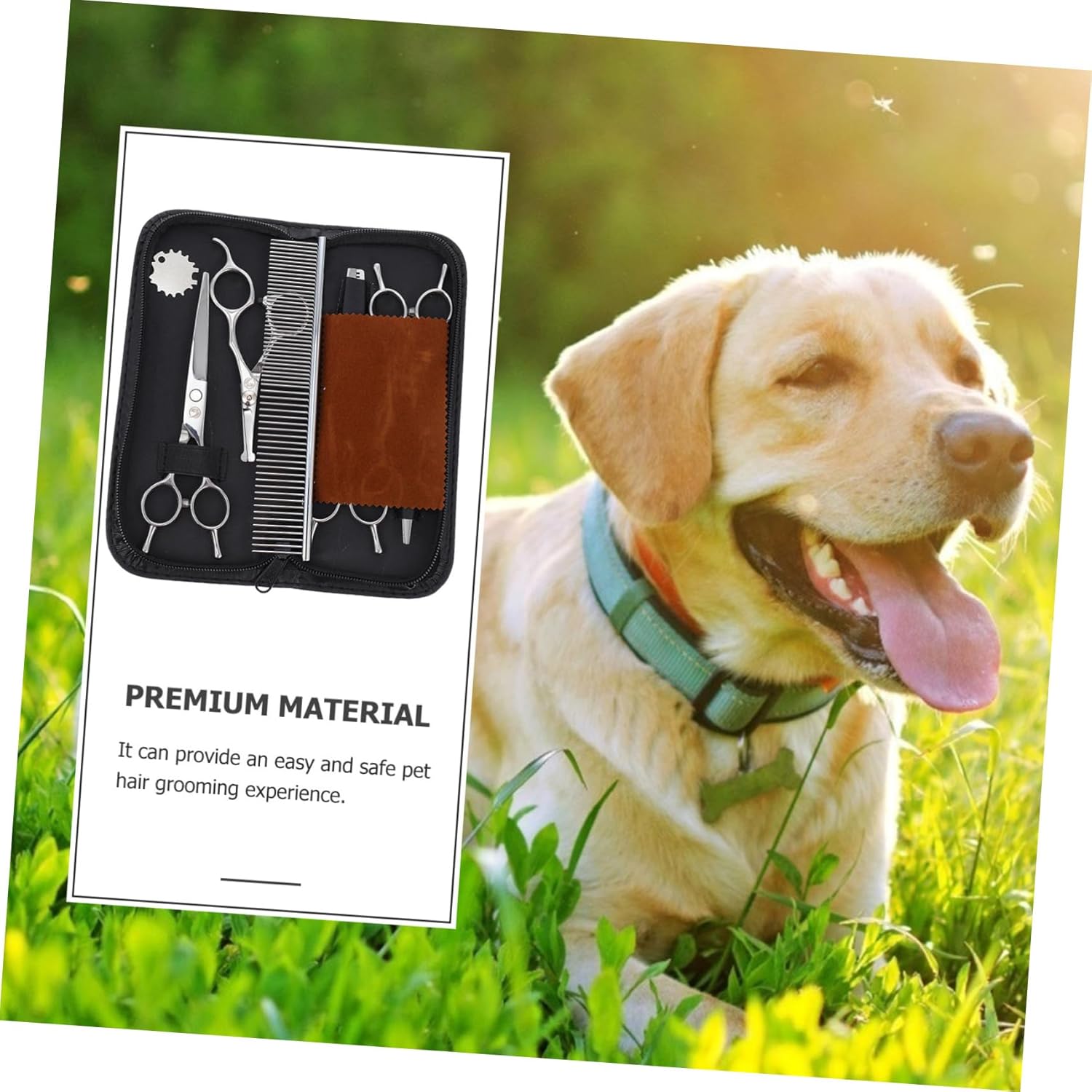 1 Set Pet Grooming Scissors Kit Durable Dog Hair Trimming Tools for Accurate Cuts Present for Pet Owners