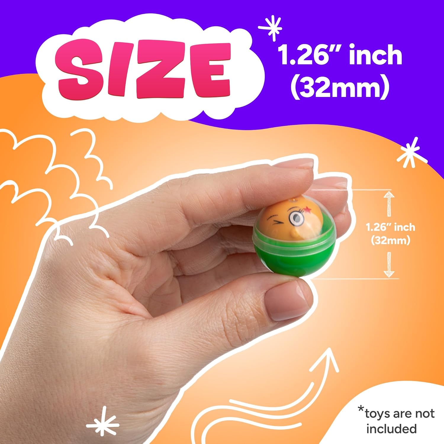 Vending Machine Capsules - 1.26 Inches Round Plastic Capsules - 250 Pcs Bulk Toy Capsules - Assorted Colors Prize Container Vending Capsule - Plastic Party Favor Containers