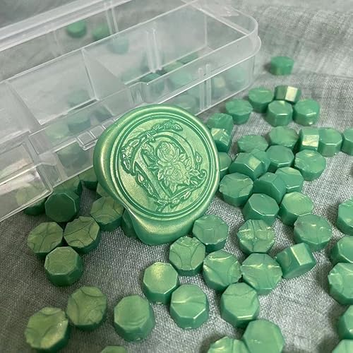 Miniatura 10 de 220 cuentas de cera de sellado naranja para manualidades y embalaje