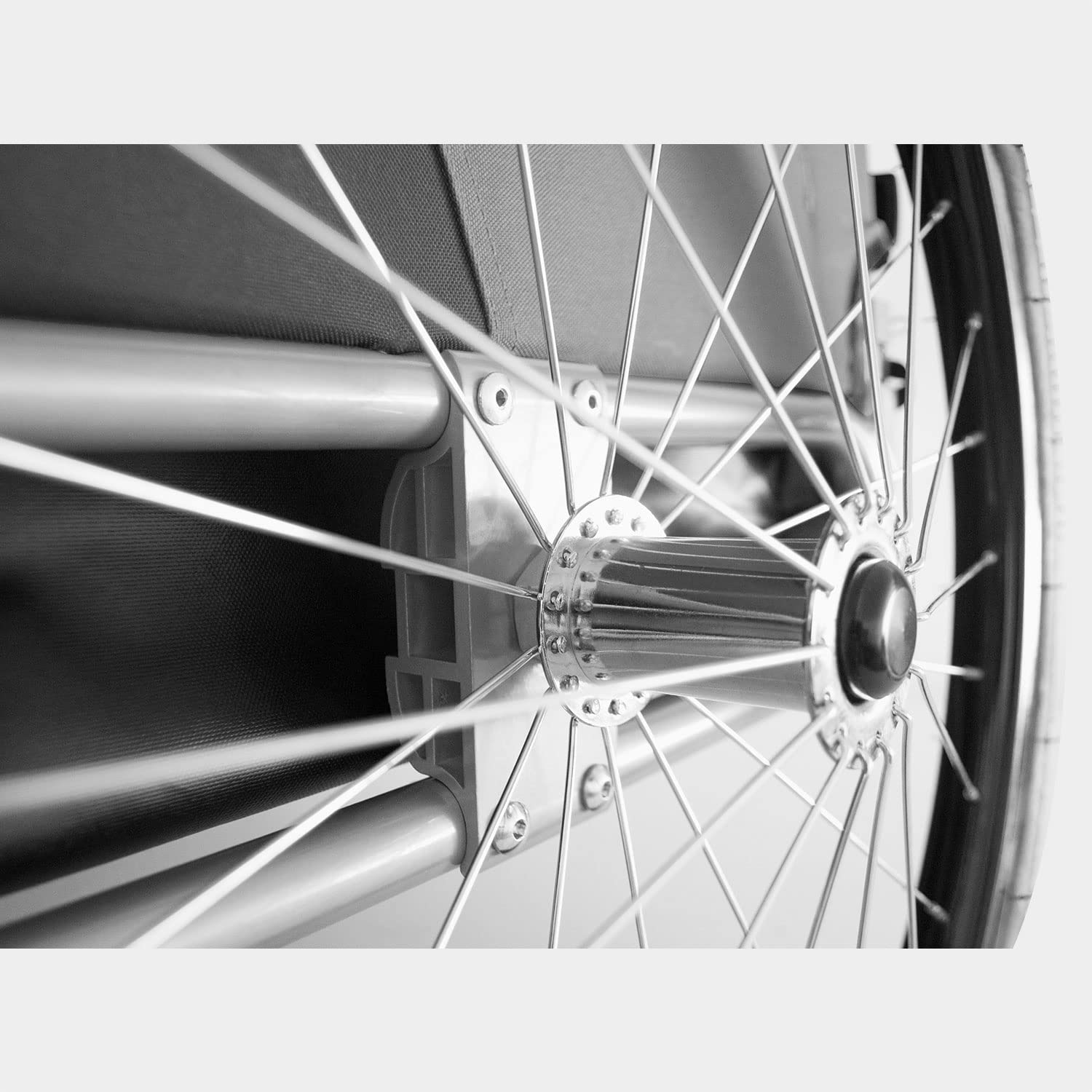 DOGGYHUT® 80103 Premium XL Remolque de bicicleta para perros hasta 45 kg Remolque de bicicleta para perros y perros grandes