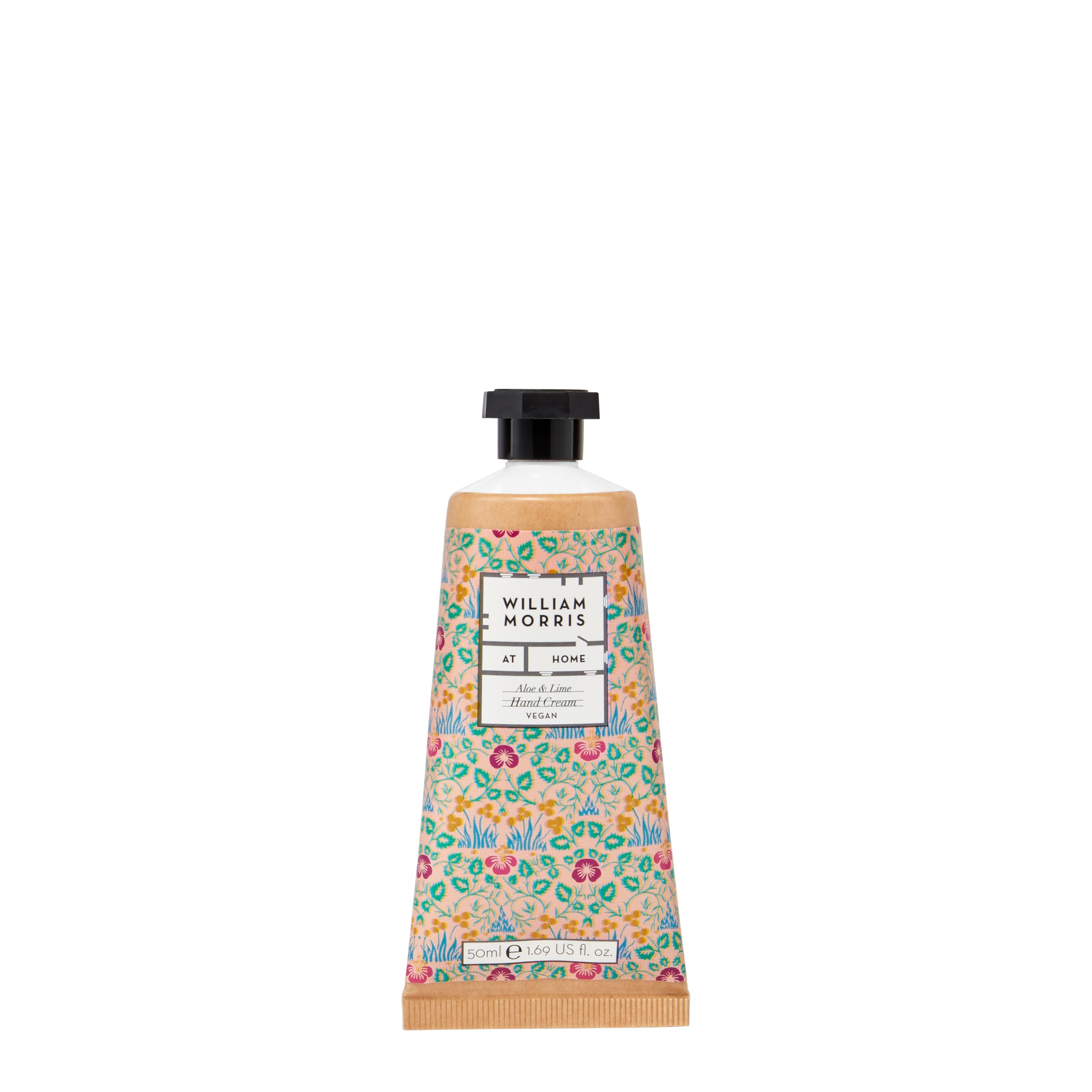 William Morris At Home Hand Cream 50ml, Enriched with Shea Butter, Floral Fragrance With Cedarwood, Pocket and Travel Size, Vegan and Cruelty Friendly, Aloe and Lime, Eyebright