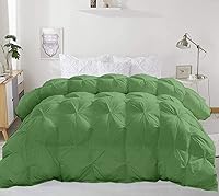 Vista 23 de Juego de ropa de cama plisada de 3 piezas de 100% algodón (edredón + 2 fundas de almohada), tamaño individual