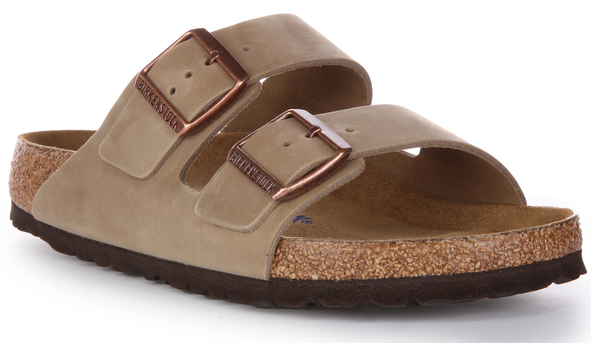Birkenstock Unisex Marron Oiled Leather Strap Sandals Arizona Sfb