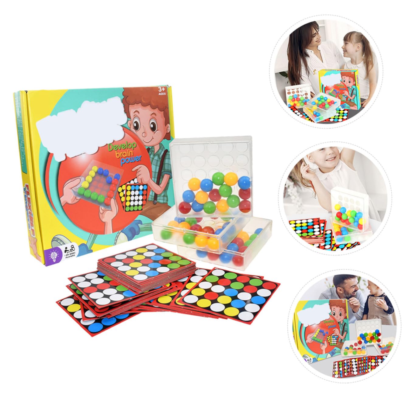 ifundom Wurfspielset für Kinder aus Kunststoff und Papier Pädagogisches Fingerspielzeug zur Problemlösungsfähigkeit und Handlichen Tragbarkeit für Outdoor und Rollenspiele