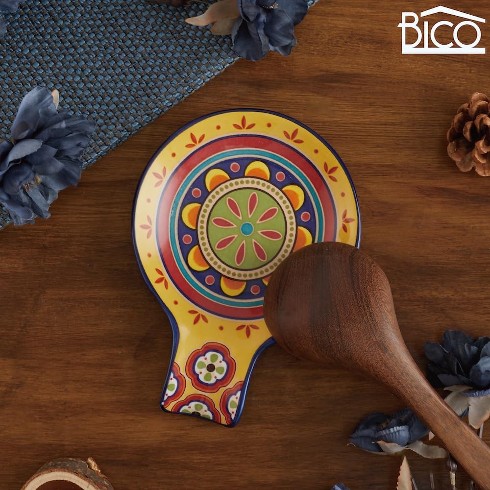 Bico Tunisian Spoon Rest and Utensil Holder Set of 2 image 2