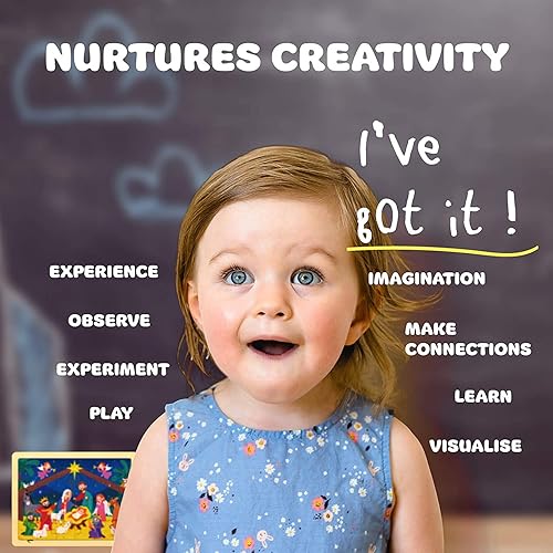 Miniatura 7 de Nativity Scene - Rompecabezas de 24 piezas para niños de 3 años, rompecabezas de madera de Navidad para niños de 3 a 5 años, rompecabezas de