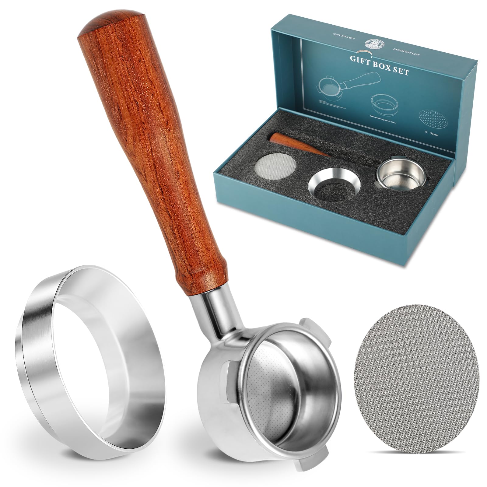 A well-priced 54mm bottomless portafilter kit for Sage owners