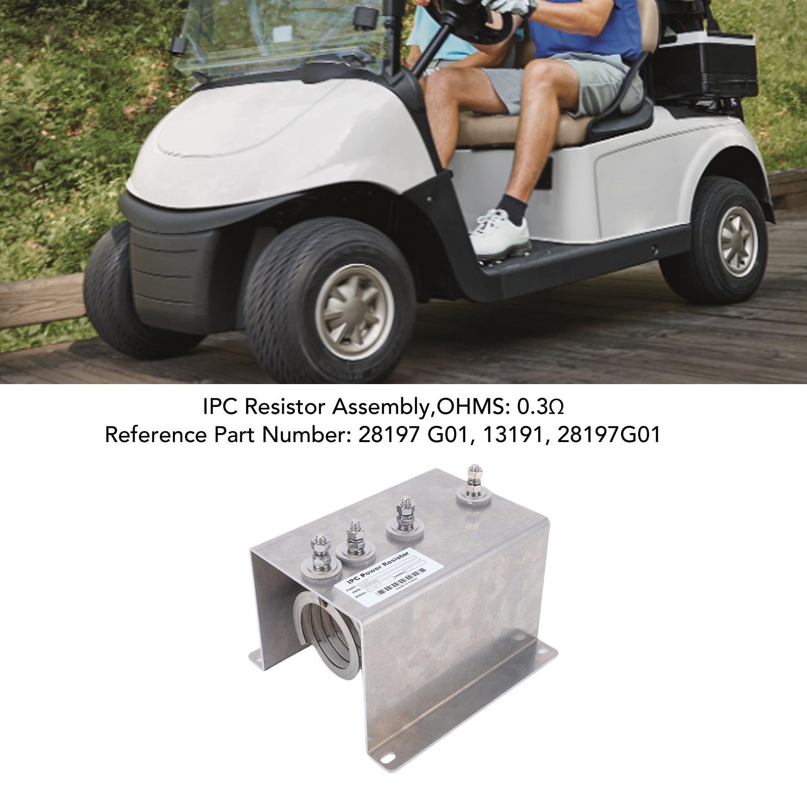 Tbest Reemplazo de Resistencia IPC para Carrito de 0.3Ω