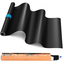 BBQ Mats for Gas Grill, 40 * 300cm Oven Liners for Bottom of Oven,Non-Stick Reusable Easy Clean Grilling Sheets for Gas Charcoal Electric Grill - PFOA Free