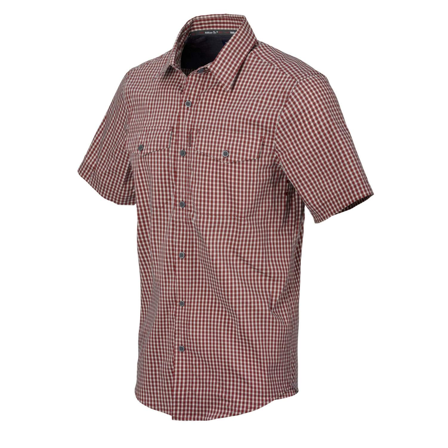 Helikon-Tex Men's Phantom Grey Checkered Covert Concealed Carry Shirt - Cotton Blend Xxxl/Regular