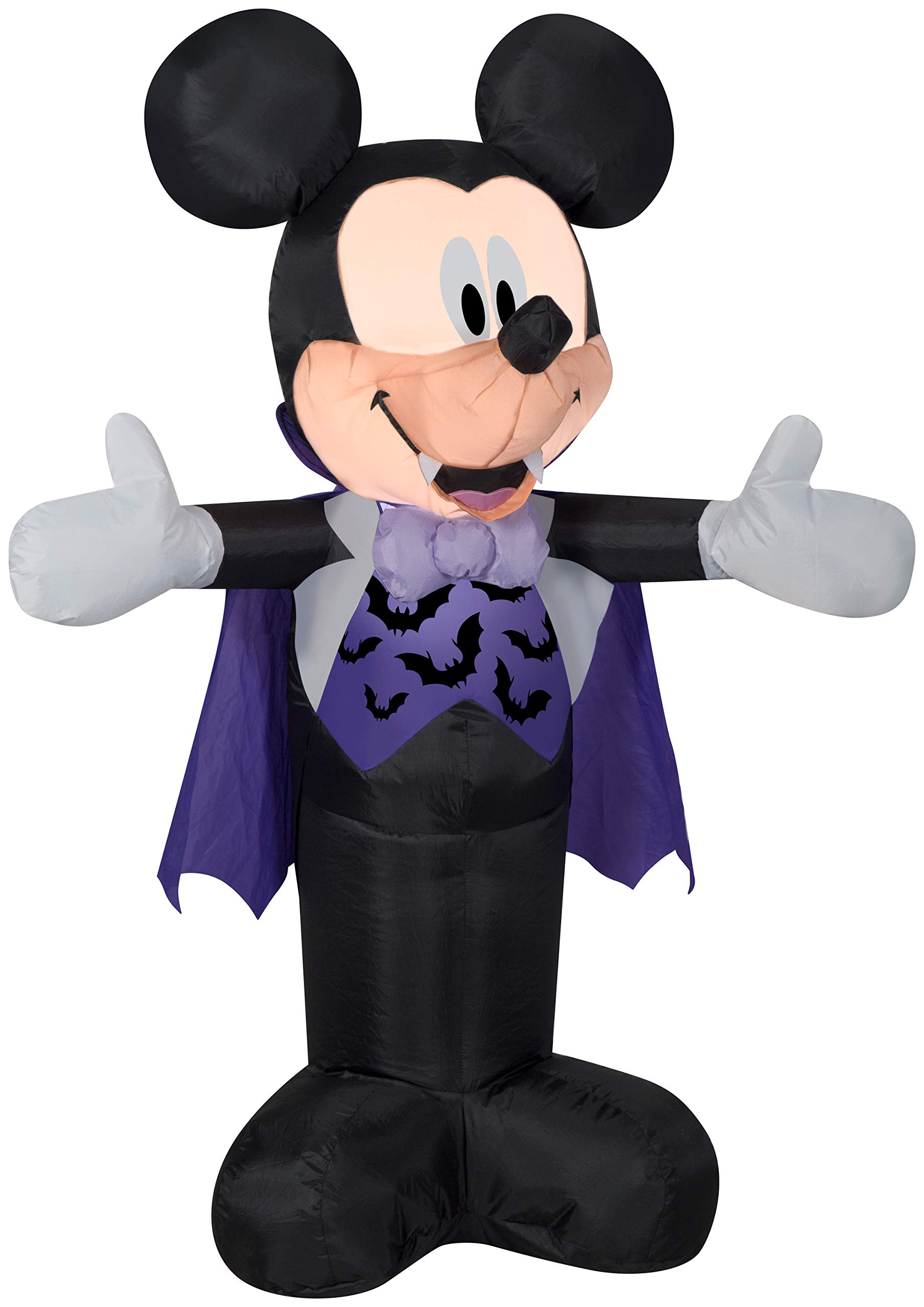 Gemmy 3.5 ft. Airblown Mickey in Vampire Costume Disney