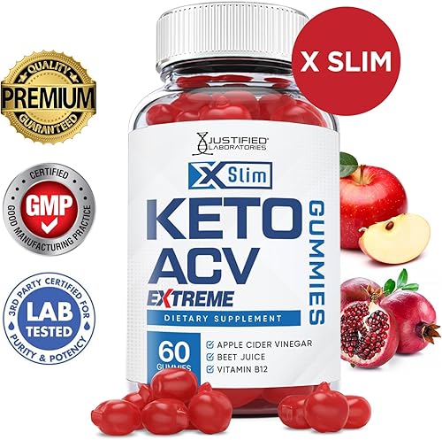 Miniatura 2 de X Slim Keto ACV Gummies Extreme Formula 2000 MG Xslim Vegano sin OGM con jugo de granada remolacha B12 120 gomitas