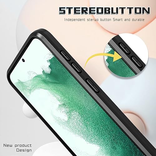Miniatura 5 de Asuwish Funda de teléfono para Samsung Galaxy S23 5G con protector de pantalla de vidrio templado y soporte, cubierta delgada, accesorios móviles