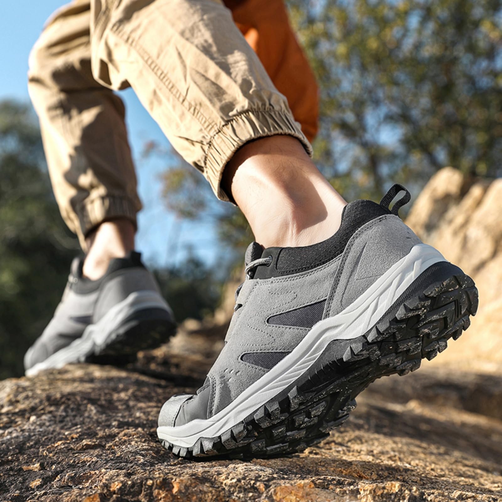 Lekkie buty trekkingowe męskie wodoodporne buty outdoorowe