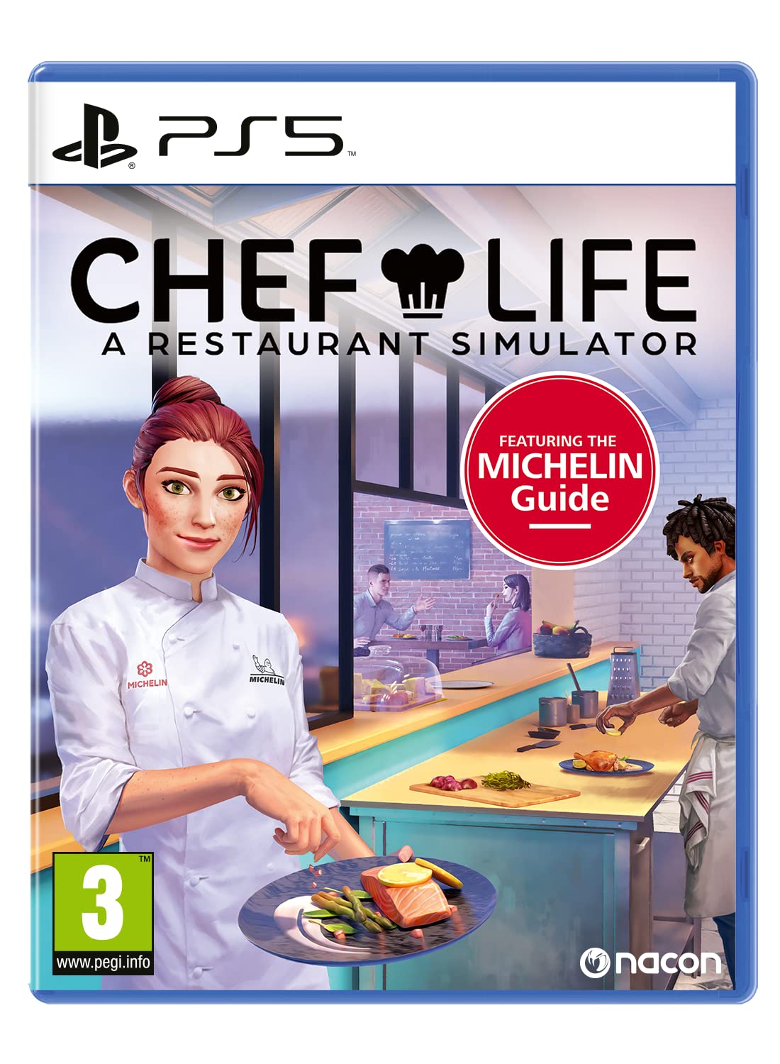 Nacon - Chef Life a Restaurant Simulator - Videojuego de Simulador de Cocina en Asociación con la Guía Michelin - Videojuego para PS5 [ Versión Española]