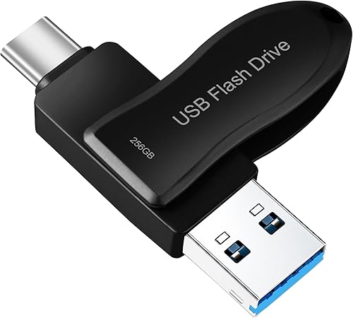 Unidad flash USB C de 256 GB para teléfono Photo Stick Thumb Drive Android USB C Memory Stick Almacenamiento de fotos DEZOBYTE Compatible Phone Pad
