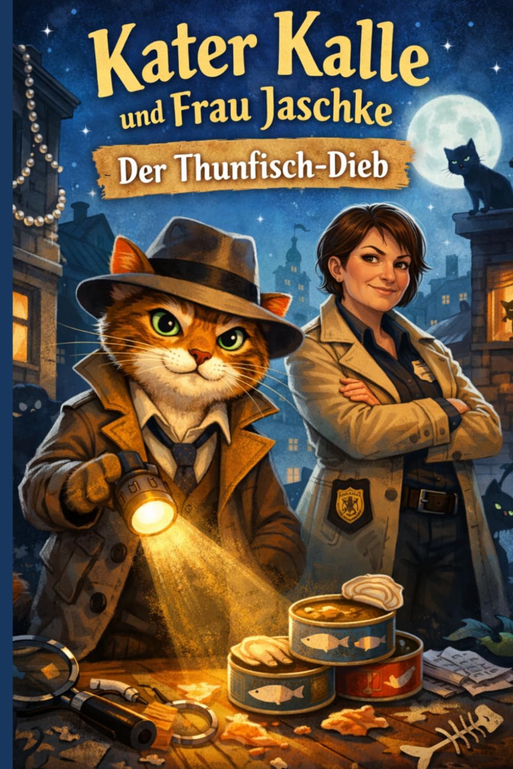 Kater Kalle und Frau Jaschke – Der Thunfisch-Dieb: Ein humorvoller Katzen-Krimi für Kinder, Jugendliche und Erwachsene | Spannende Detektivgeschichte (Band 1)