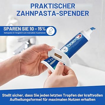 Dental Care Set: CRST Gum Protection 4-Pack + LUXPAKS Squeezer