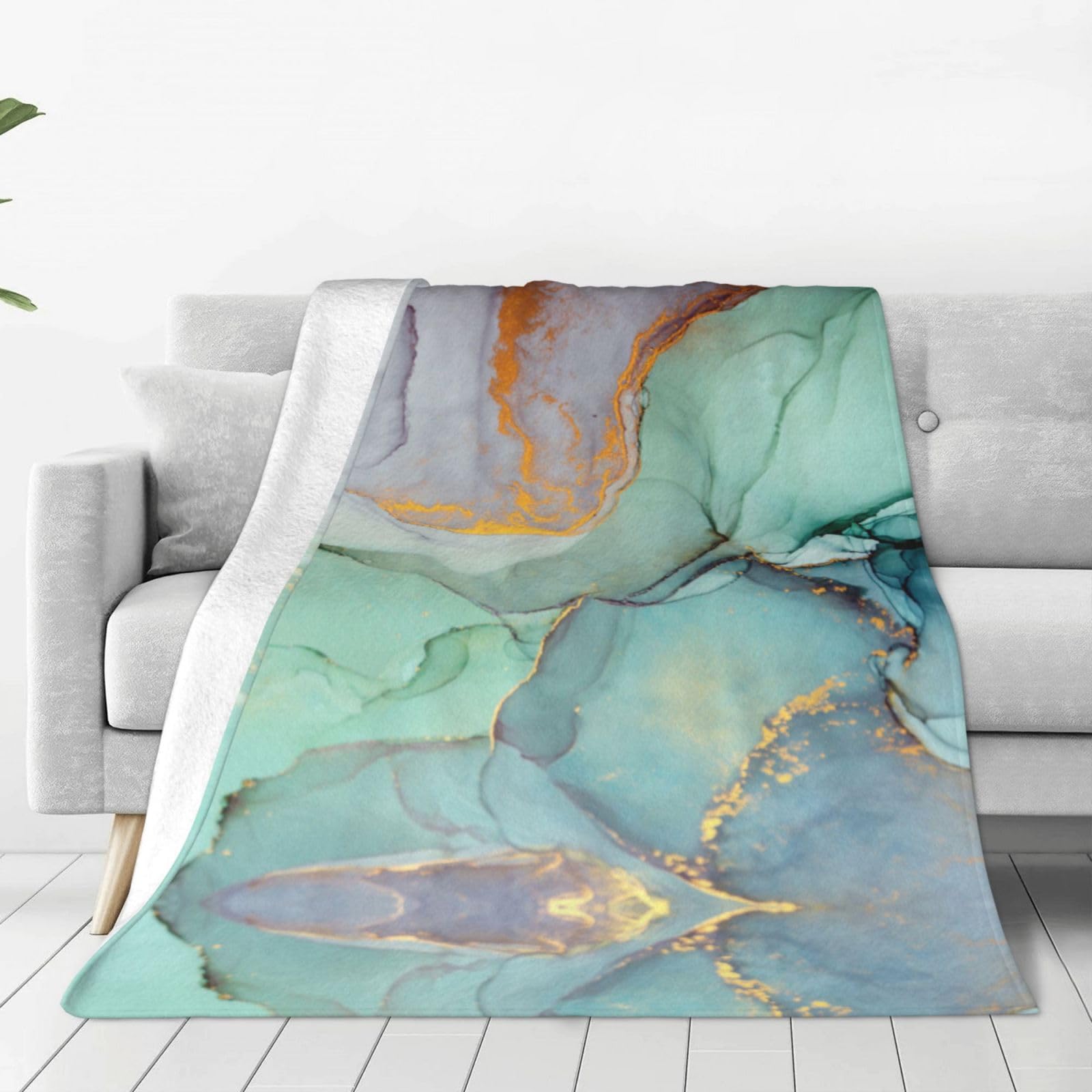 Couverture en flanelle ultra douce pour soirées canapé et bureau