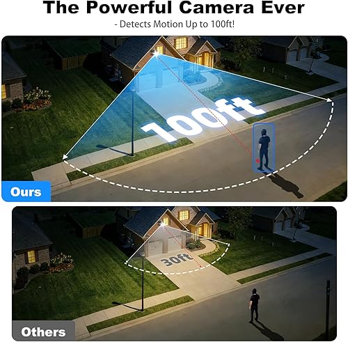 Miniatura 4 de Cámaras de seguridad solar celular 4G LTE inalámbricas para exteriores, sin WiFi Ultra Cámara de panel solar, grabación 24/7, visión nocturna a