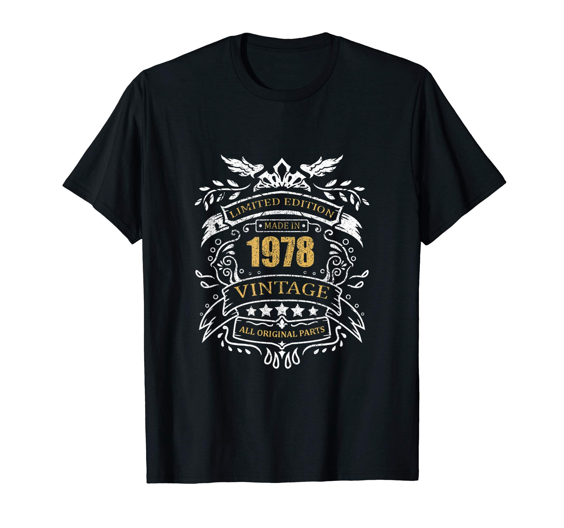 Classic 1978 45th Birthday Gift For Men WomenLimited Edition 45th Birthday Gift Idea Vintage 1978 T-Shirt