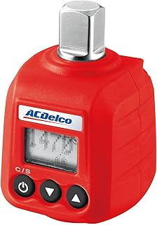 ACDelco ARM602-4 1/2” (14.8 to 147.6 ft-lbs.) Heavy Duty Digital Torque Adapter with Buzzer and LED Flash Notification – ISO 6789 Standards with Certificate of Calibration