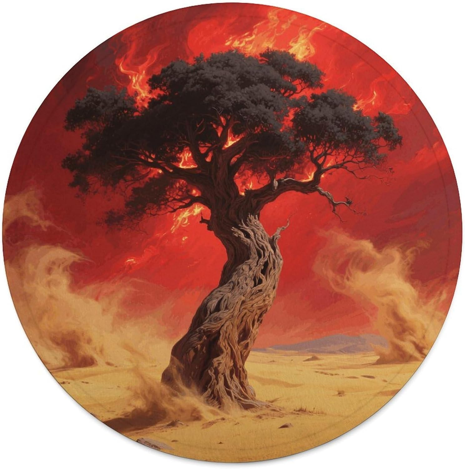 Tree of Life Throw Blanket Round Beach Towel | 59.1 Inch Circular Flannel blanket Large Soft Beach Blanket Lightweight Foldable Beach Towel Throw for Daily Leisure Use